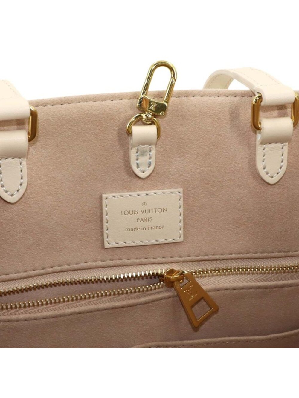 Louis Vuitton Bicolor Monogram Empreinte On The Go MM 2-Way Tote Cles MM - Picture 8 of 10